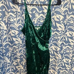 Charlotte Russe Emerald Velvet Dress